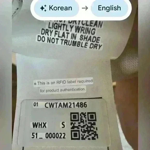 Customellow X HyangMok Baik Short Sleeve Snake Shirt Small New Without Tags! - Picture 12 of 12